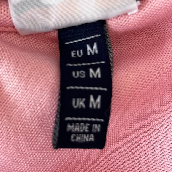 Ellesse Rimini Track Jacket Men's Medium M Pink Blue Stripes Retro Zip Up Sport - Picture 11 of 15